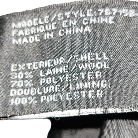 Majora Jacket Women's Size Medium Plaid Trench Coat in a button up with belt - Picture 4 of 4